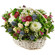 basket of chrysanthemums and roses. Israel